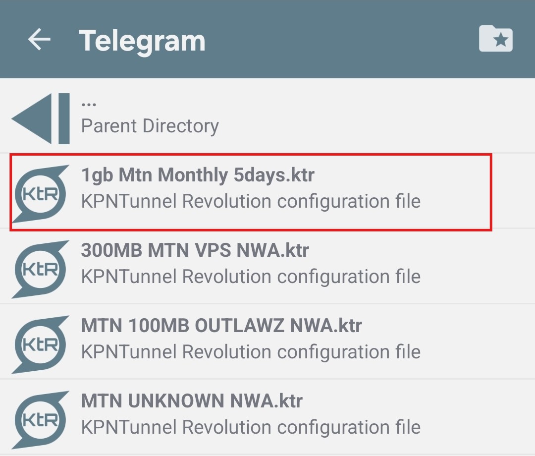 Selecting a locked .ktr file