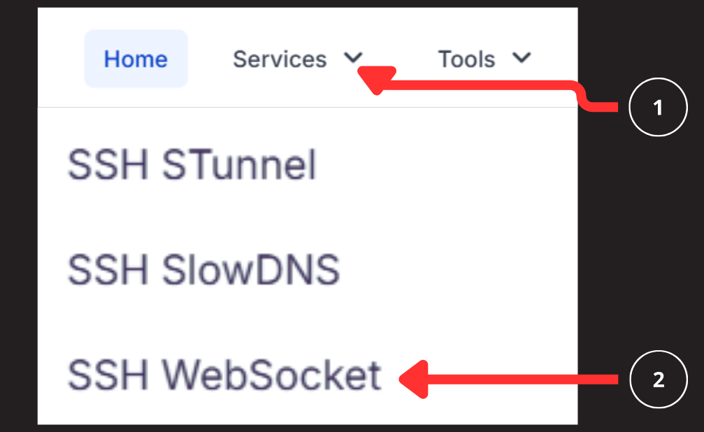 SSHOcean Services Navigation