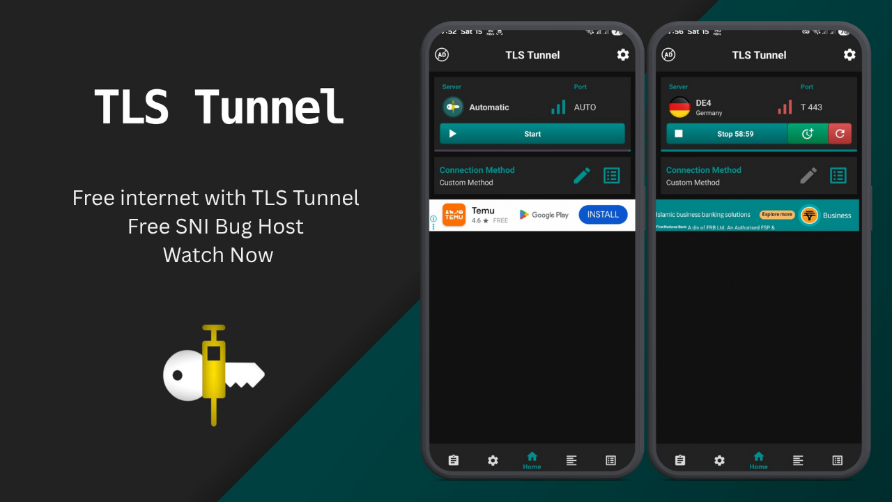Create TLS Tunnel Files for Free Internet